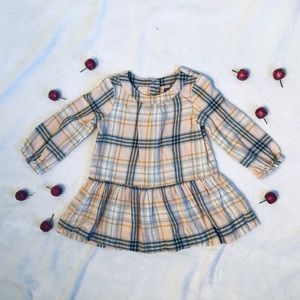 BabyGap light pink plaid dress